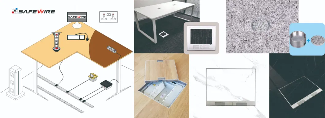 Socket Outlet Outdoor Box Floor Box Cavity Floor Boxes Underfloor Bottom Boxes Floor Socket Outlet