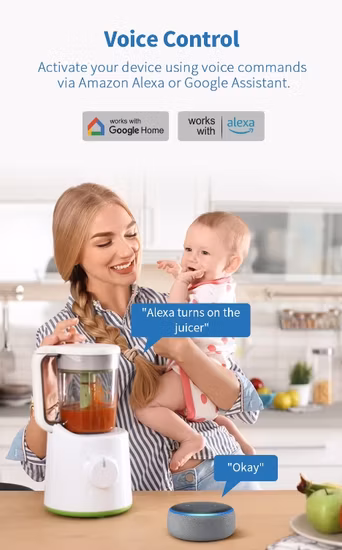 Prises intelligentes WiFi Prise intelligente Prise intelligente compatible avec Alexa Google