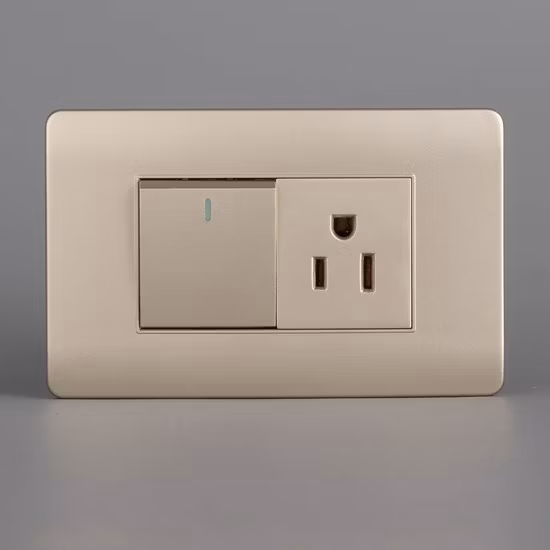 Prise d'interrupteur mural extérieur, prise de courant résistante aux intempéries et à la poussière, norme britannique
