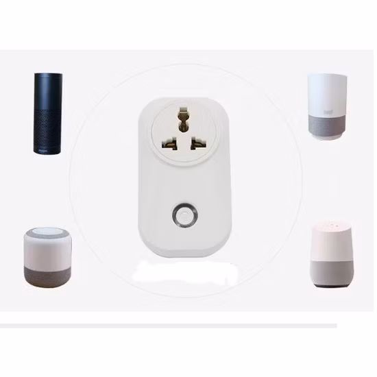Tuya Alexa Google surveillance de l'énergie 10A/16A inde/afrique du sud Type prise WiFi intelligente pour alimentation domestique